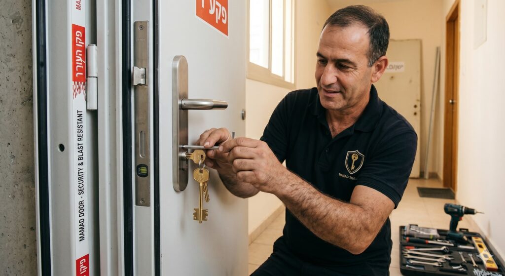 התקנת דלת ממד (3) התקנת דלת ממד (3)
