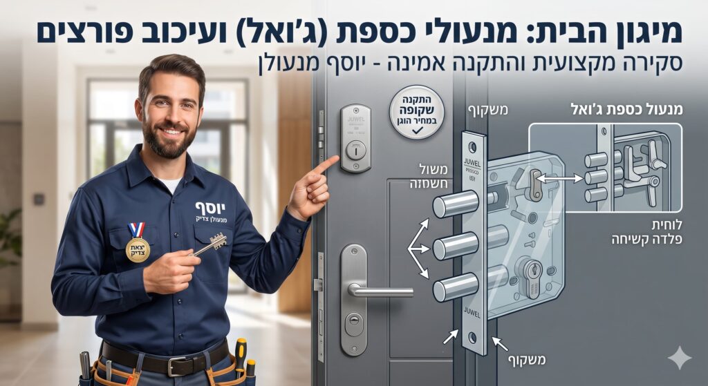 התקנת מנעול כספת ג'ואל