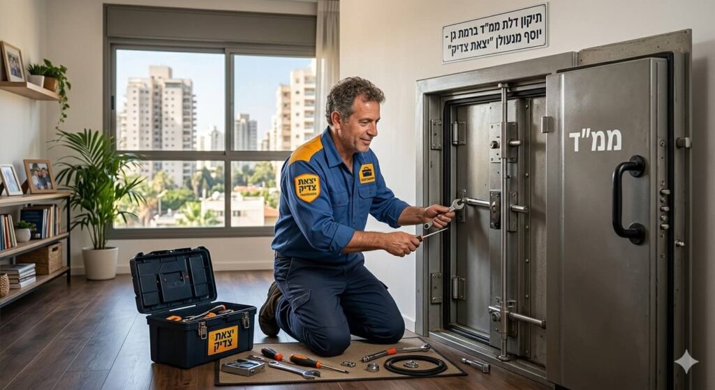 תיקון דלת ממד ברמת גן (1)