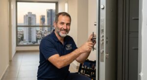 תיקון דלת ממד בתל אביב (1)